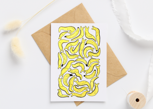 Banana Slugs Greeting Card