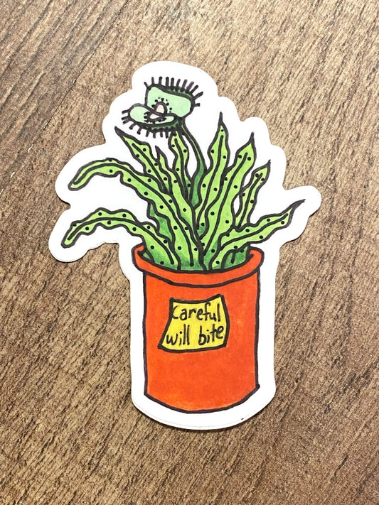 Venus Fly Trap Sticker